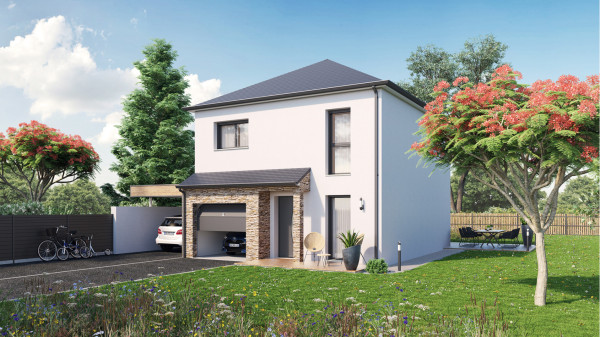 Maison neuve à Ingré avec 3 chambres sur terrain de 464m2 - image 1