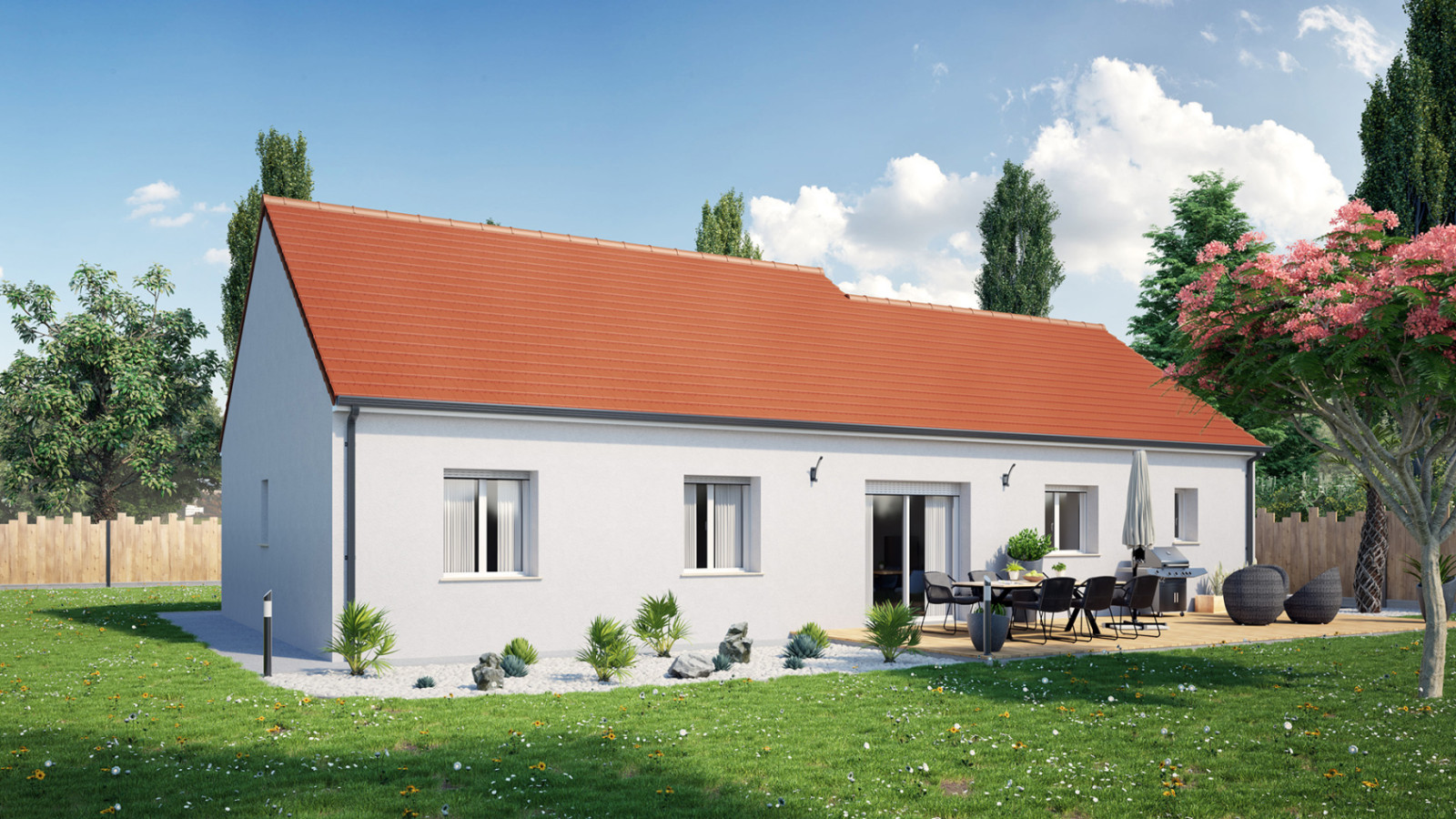 Maison neuve à Gaubertin avec 4 chambres sur terrain de 870m2 / image 3