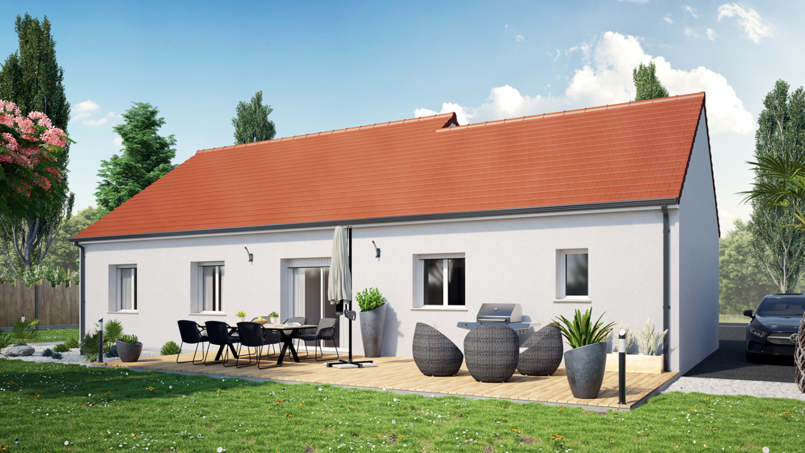 Maison neuve à Gaubertin avec 4 chambres sur terrain de 870m2 / image 5