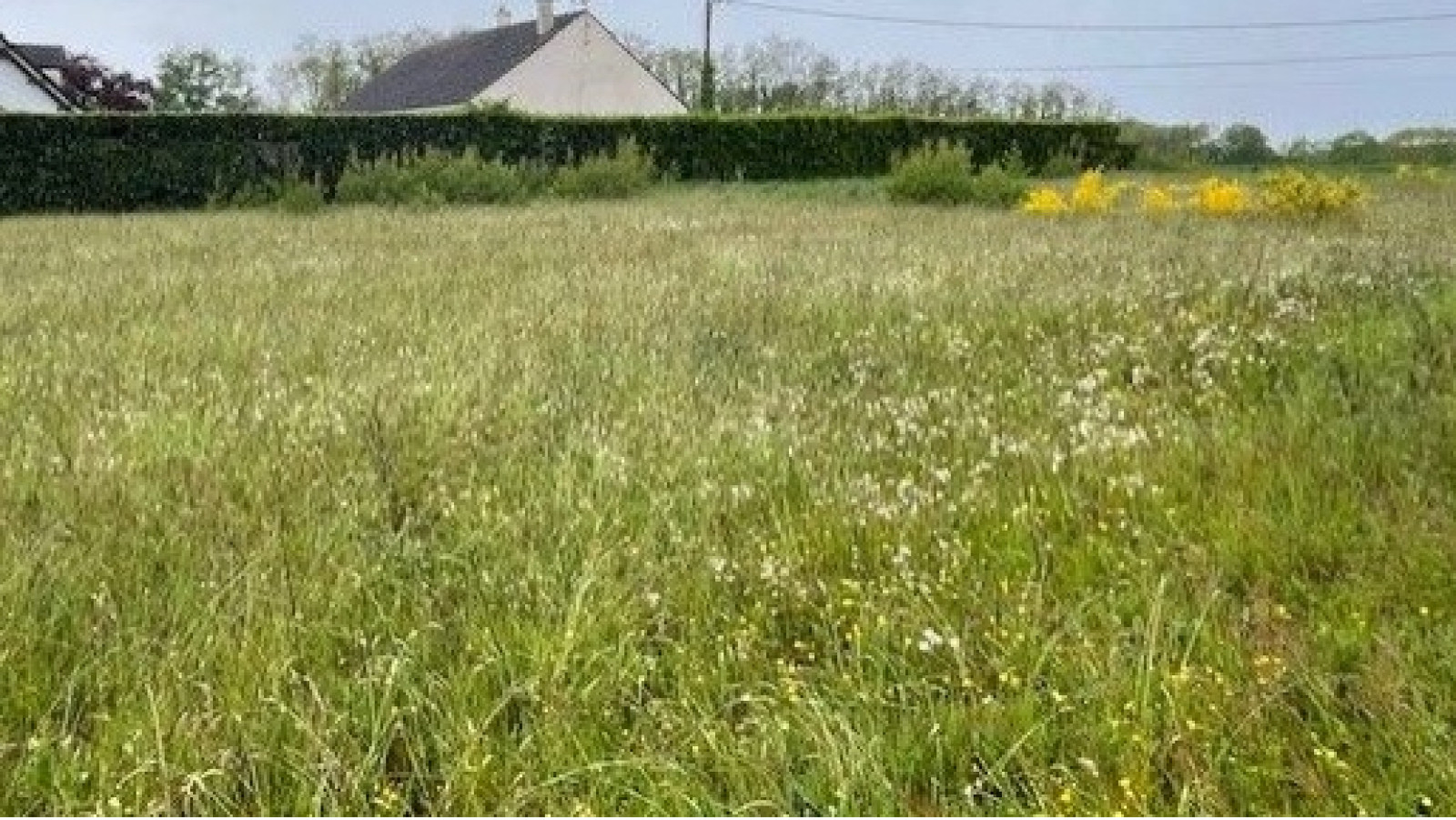Terrain constructible de 1700m2 à Aschères-le-Marché