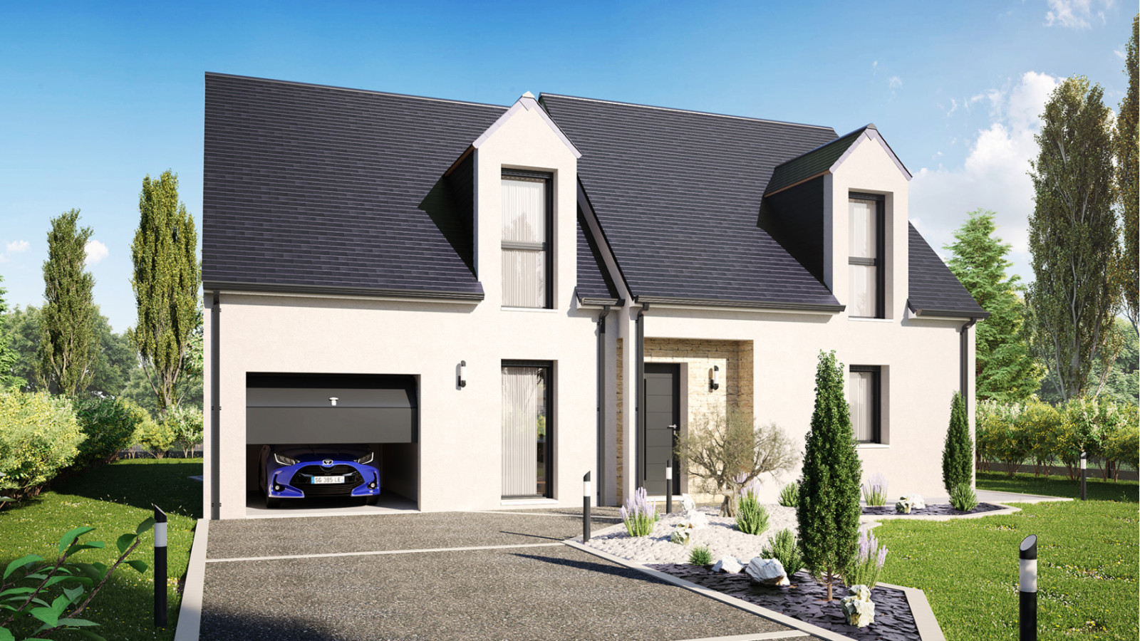 Maison neuve à Huisseau-sur-Mauves avec 5 chambres sur terrain de 744m2 / image 2