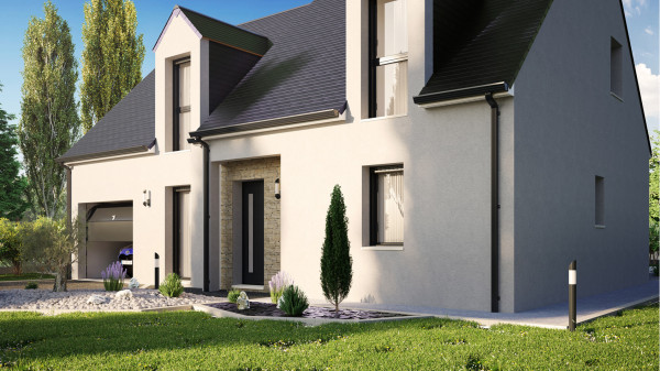 Maison neuve à Huisseau-sur-Mauves avec 5 chambres sur terrain de 744m2 - image 3