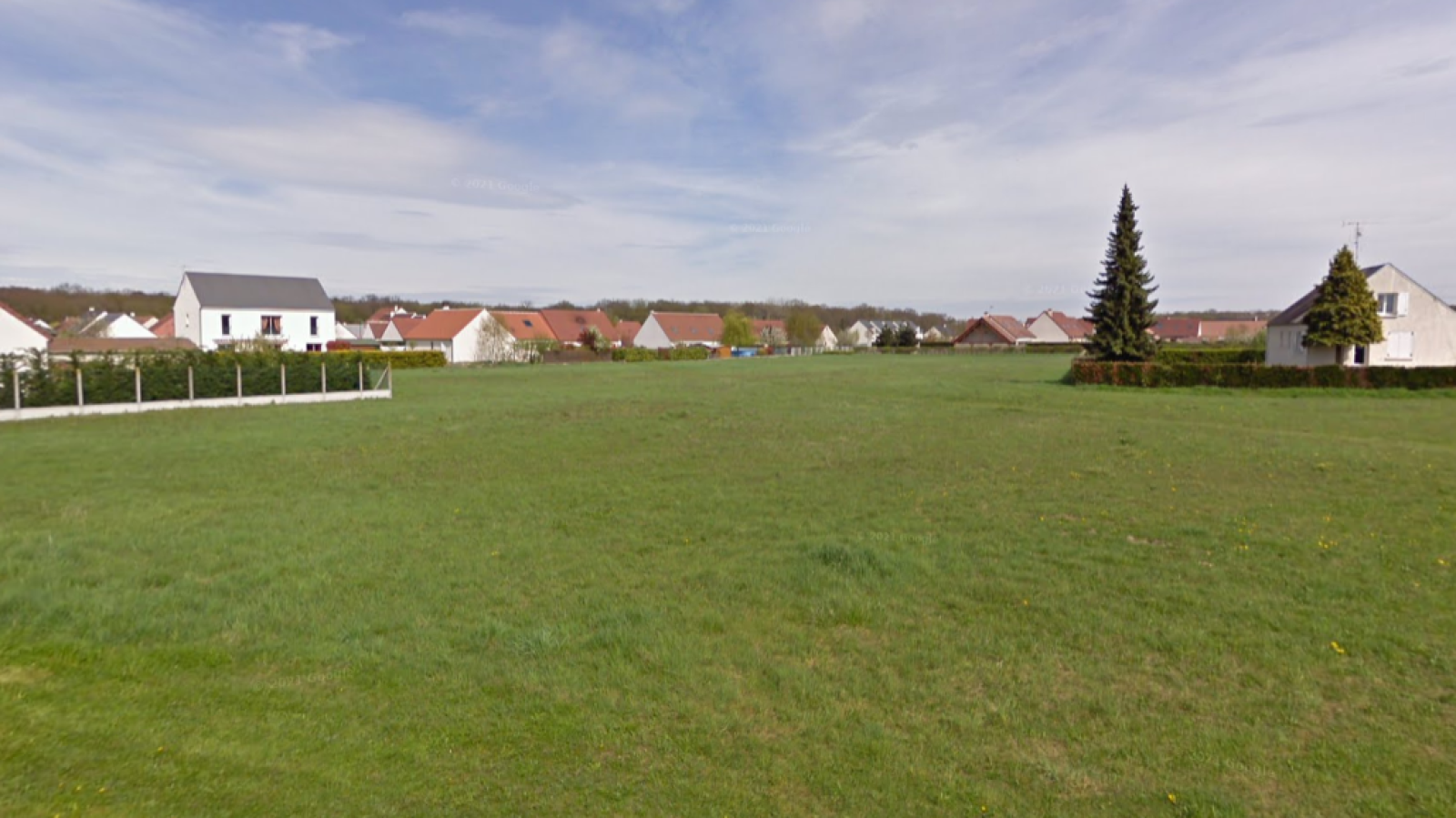 Terrain constructible de 444m2 à Cercottes