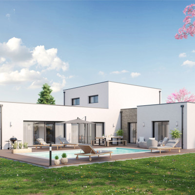 Optez pour une maison à toit plat !