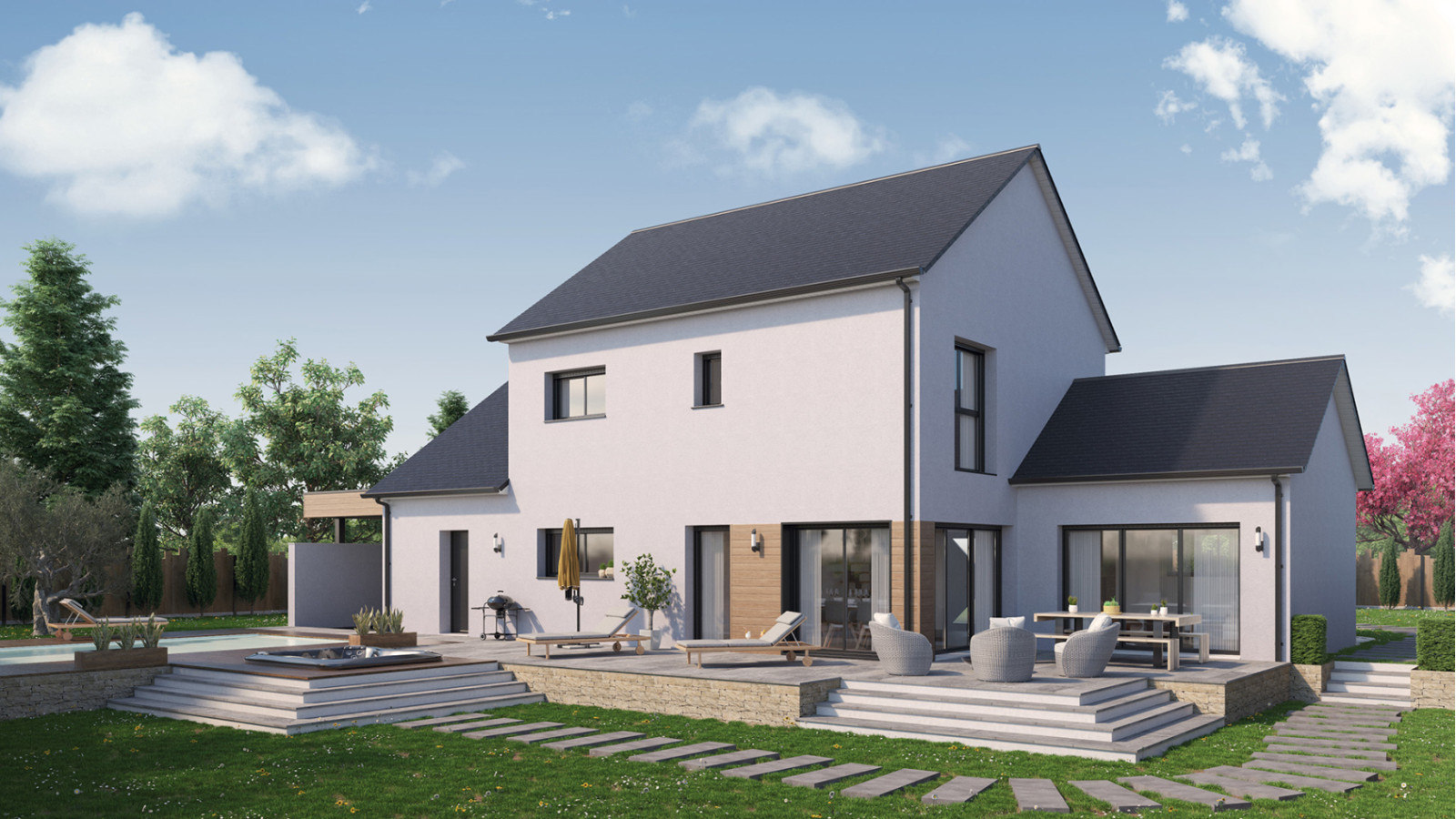 Maison neuve à Huisseau-sur-Mauves avec 4 chambres sur terrain de 744m2 / image 3