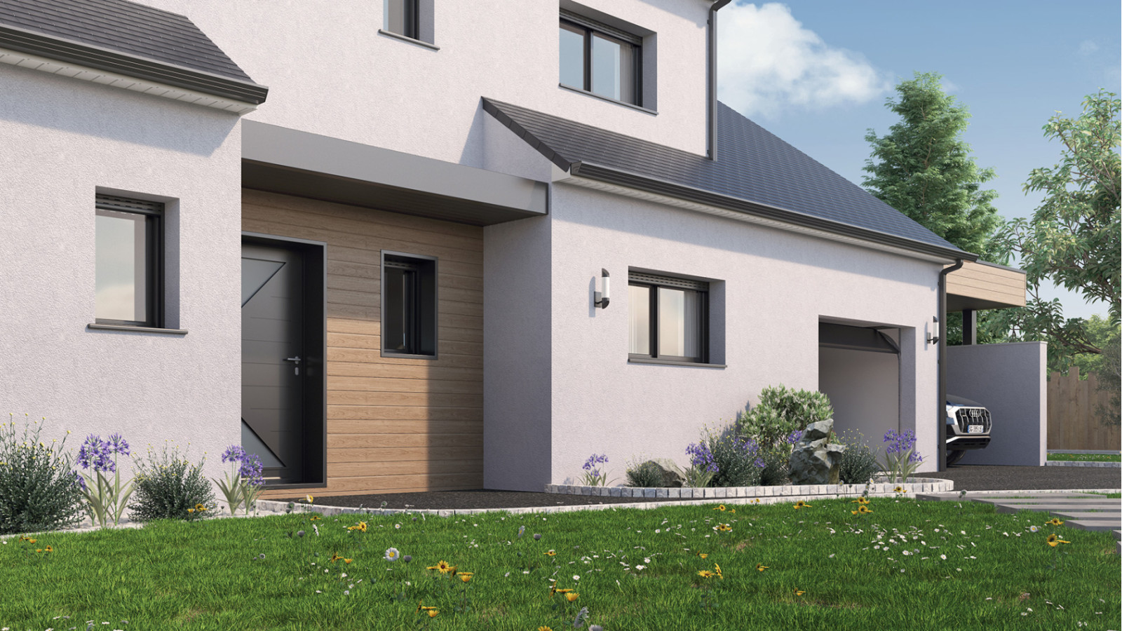 Maison neuve à Huisseau-sur-Mauves avec 4 chambres sur terrain de 744m2 / image 4