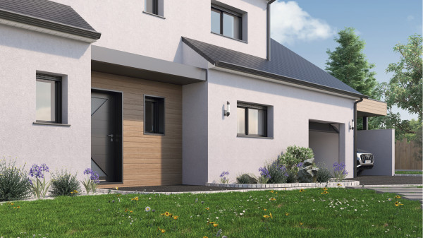 Maison neuve à Huisseau-sur-Mauves avec 4 chambres sur terrain de 744m2 - image 3