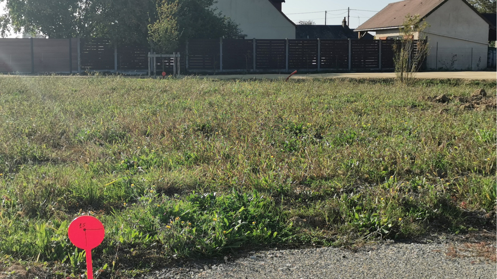 Terrain constructible de 269m2 à Luynes