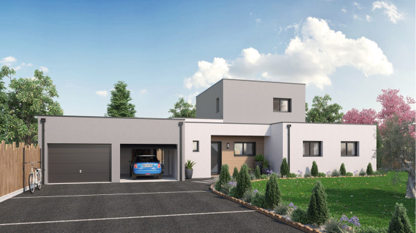 Maison neuve à Ingré avec 4 chambres sur terrain de 464m2 - image 1