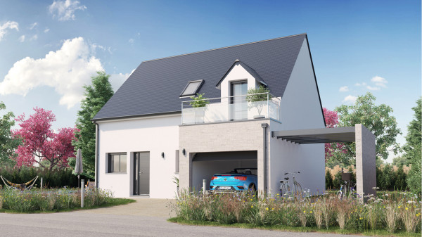 Maison neuve à Montargis avec 2 chambres sur terrain de 307m2 - image 1
