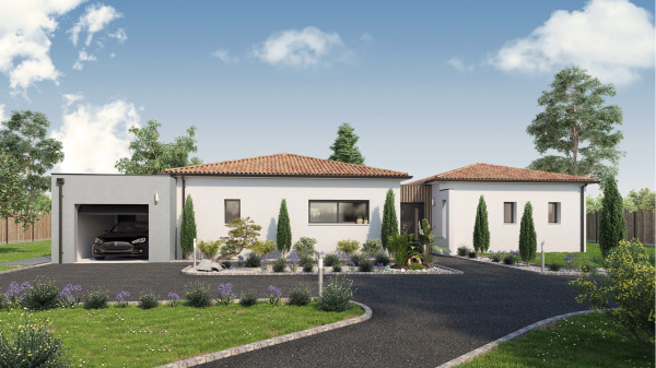 Maison neuve à Yzeures-sur-Creuse avec 4 chambres sur terrain de 1530m2 - image 1