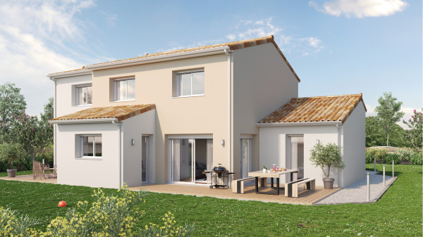 Maison neuve à Chemillé-en-Anjou avec 5 chambres sur terrain de 388m2 - image 1