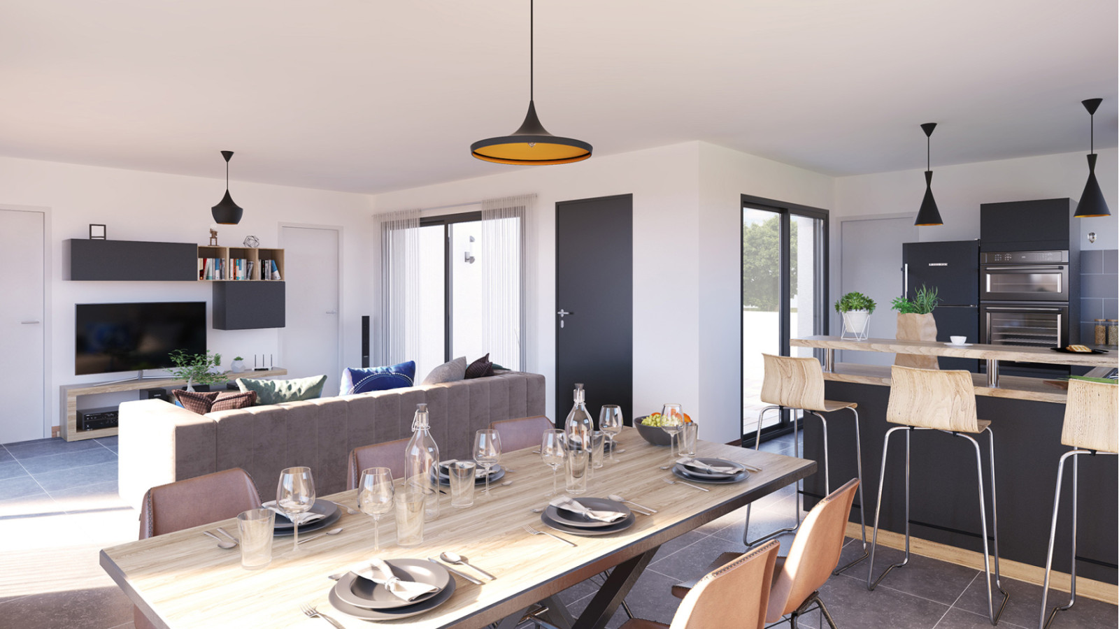 Maison neuve à Pouillé avec 3 chambres sur terrain de 1800m2 / image 5