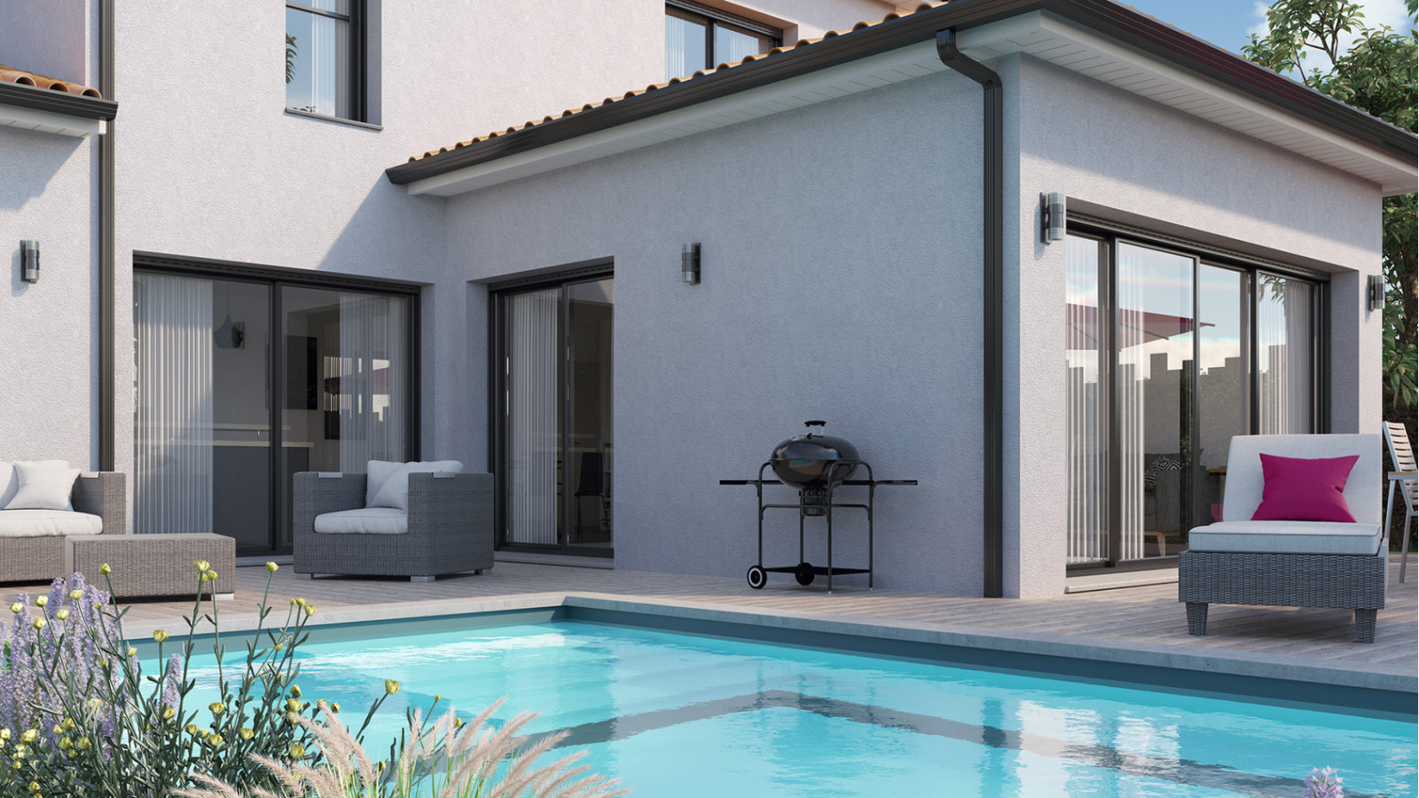 Maison neuve à Saint-Julien-l'Ars avec 4 chambres sur terrain de 687m2 / image 4