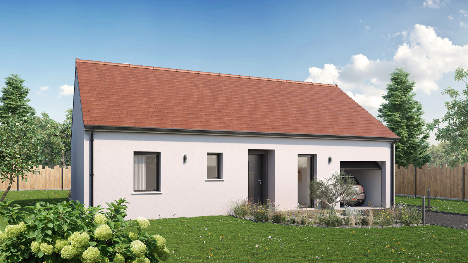 Maison neuve à Amilly avec 2 chambres sur terrain de 1224m2 / image 3