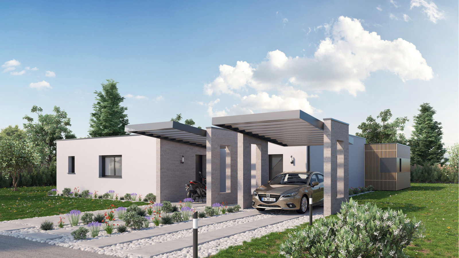 Maison neuve à Cormeray avec 4 chambres sur terrain de 618m2 / image 2