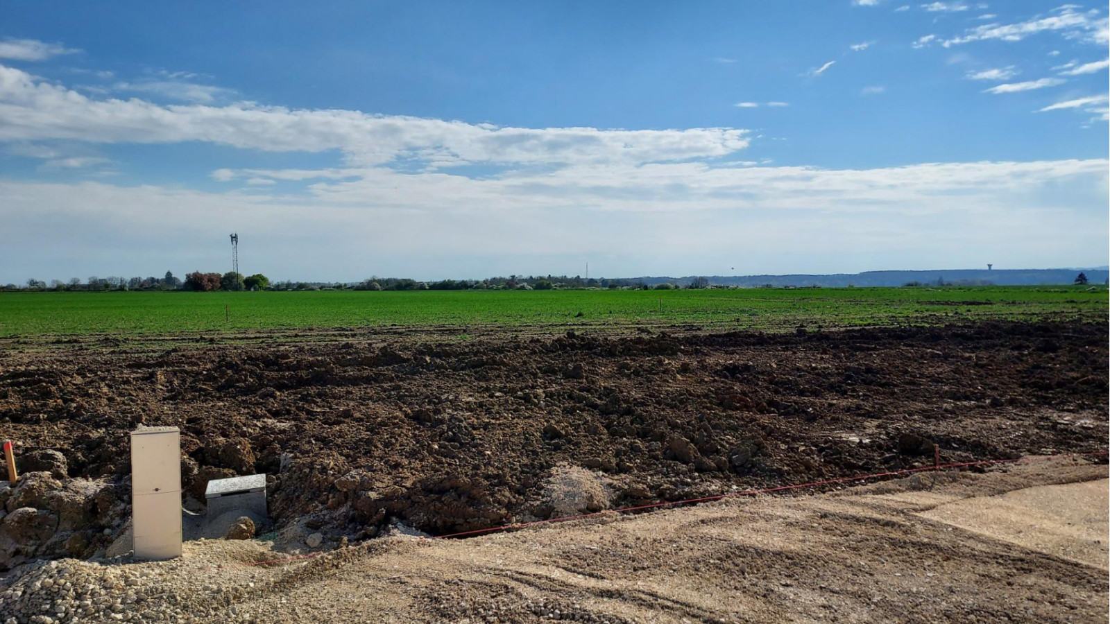 Terrain constructible de 502m2 à Valloire-sur-Cisse