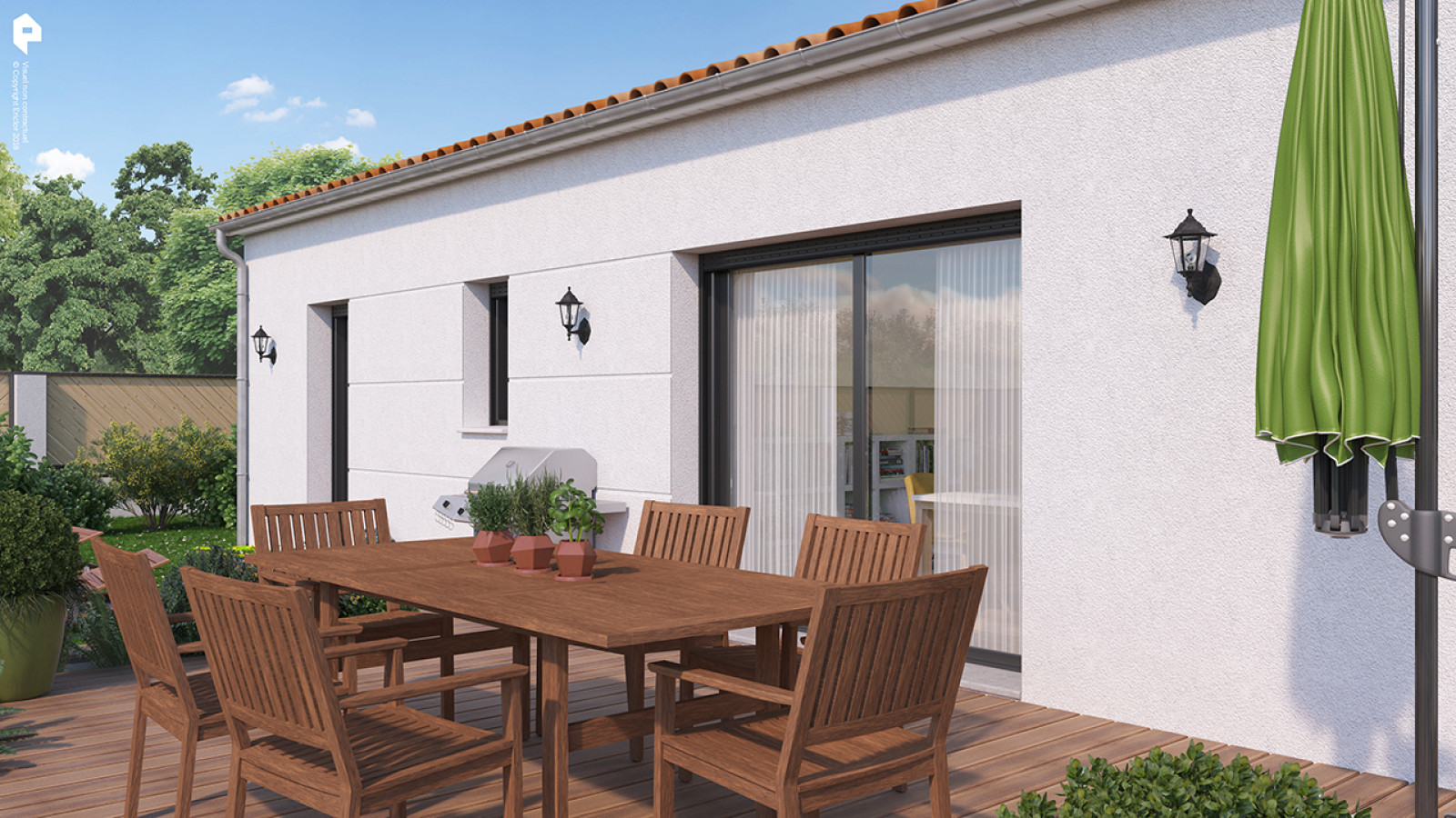 Maison neuve à Poitiers avec 3 chambres sur terrain de 1281m2 / image 4