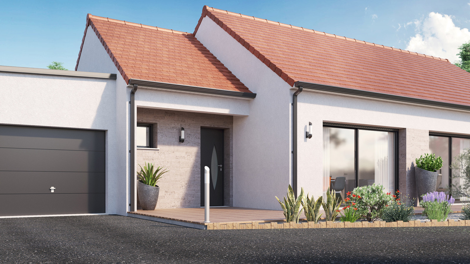 Maison neuve à Marçay avec 4 chambres sur terrain de 1112m2 / image 4