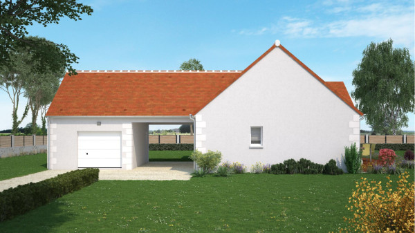 Maison neuve à Huisseau-sur-Mauves avec 4 chambres sur terrain de 744m2 - image 1
