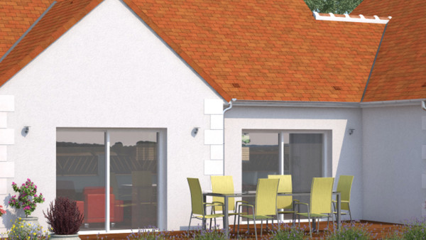 Maison neuve à Huisseau-sur-Mauves avec 4 chambres sur terrain de 744m2 - image 2