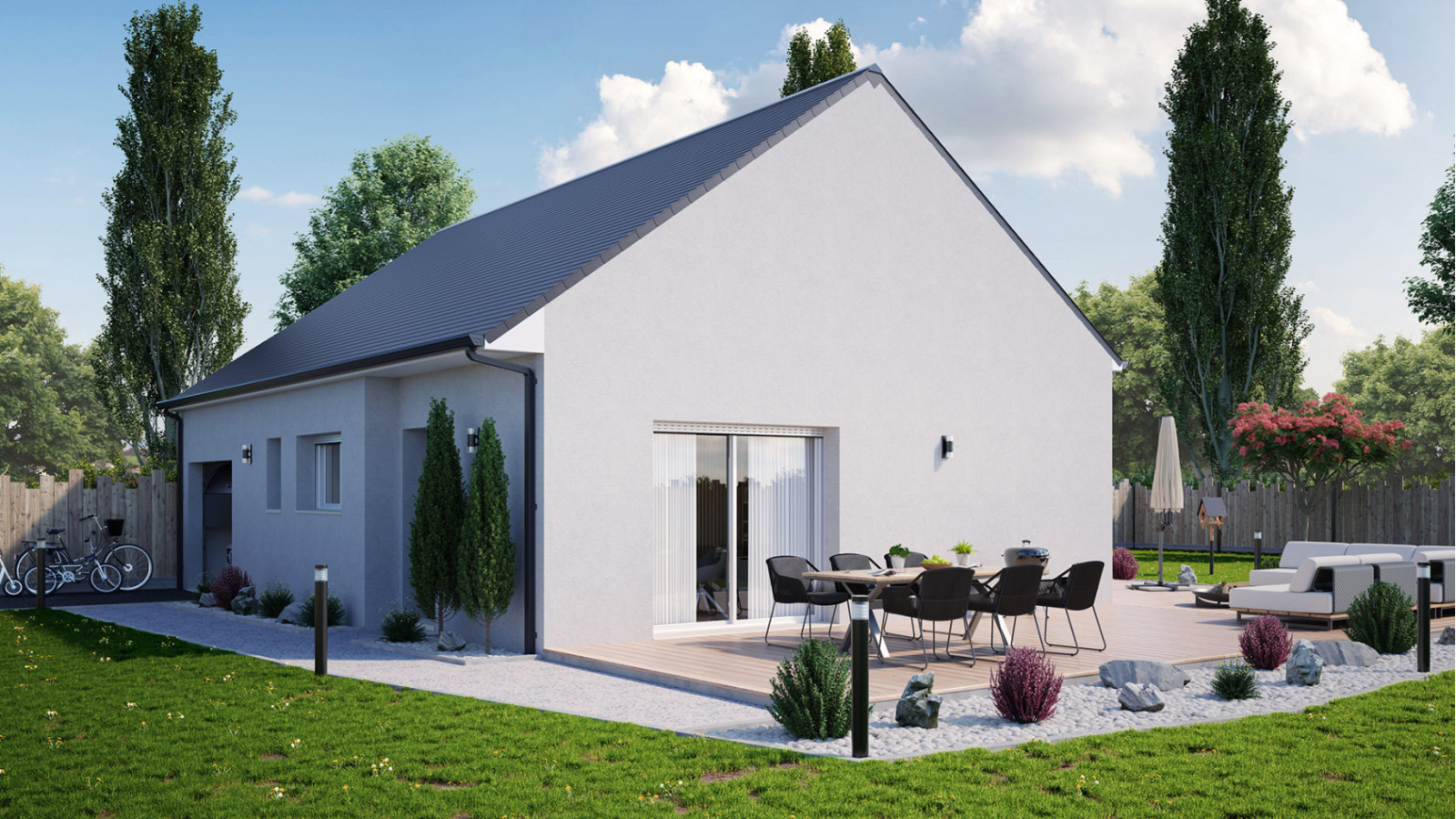 Maison neuve à Noyers-sur-Cher avec 2 chambres sur terrain de 3100m2 / image 4