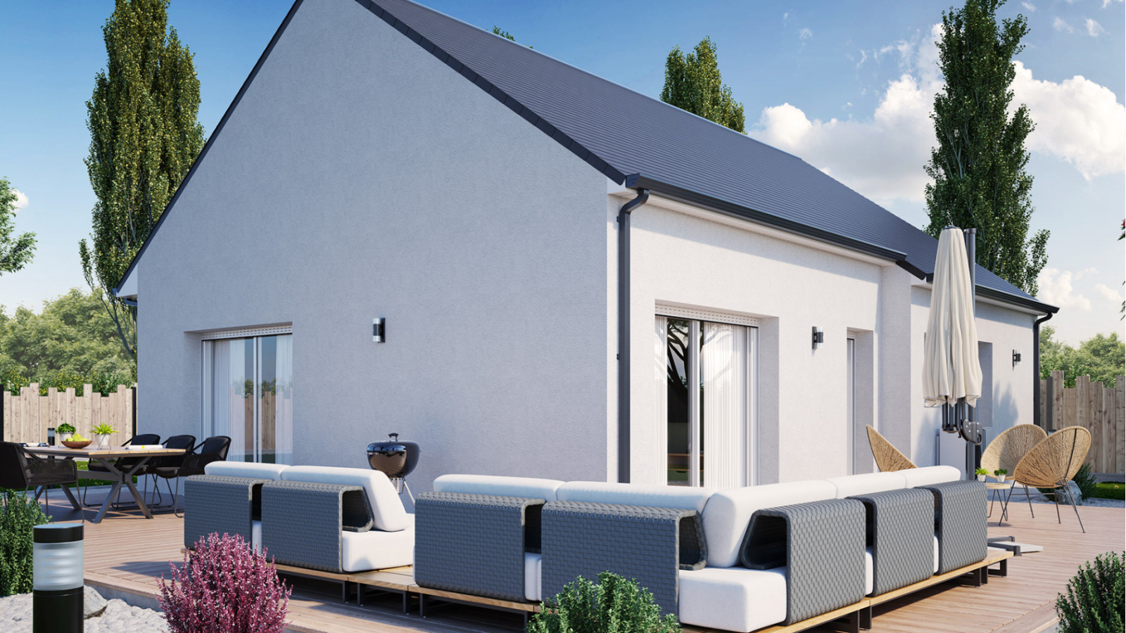 Maison neuve à Noyers-sur-Cher avec 2 chambres sur terrain de 3100m2 / image 5