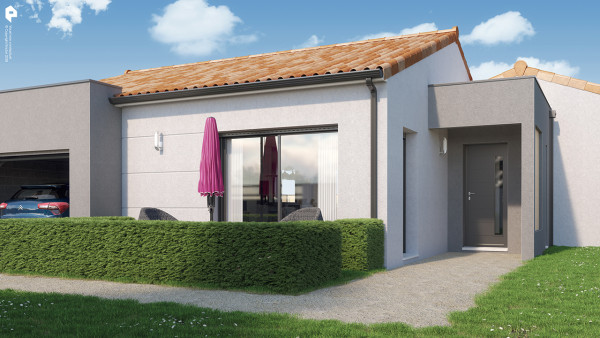 Maison neuve à Beaumont Saint-Cyr avec 3 chambres sur terrain de 550m2 - image 2