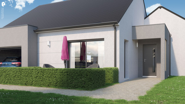 Maison neuve à La Ferté-Saint-Aubin avec 3 chambres sur terrain de 649m2 - image 2