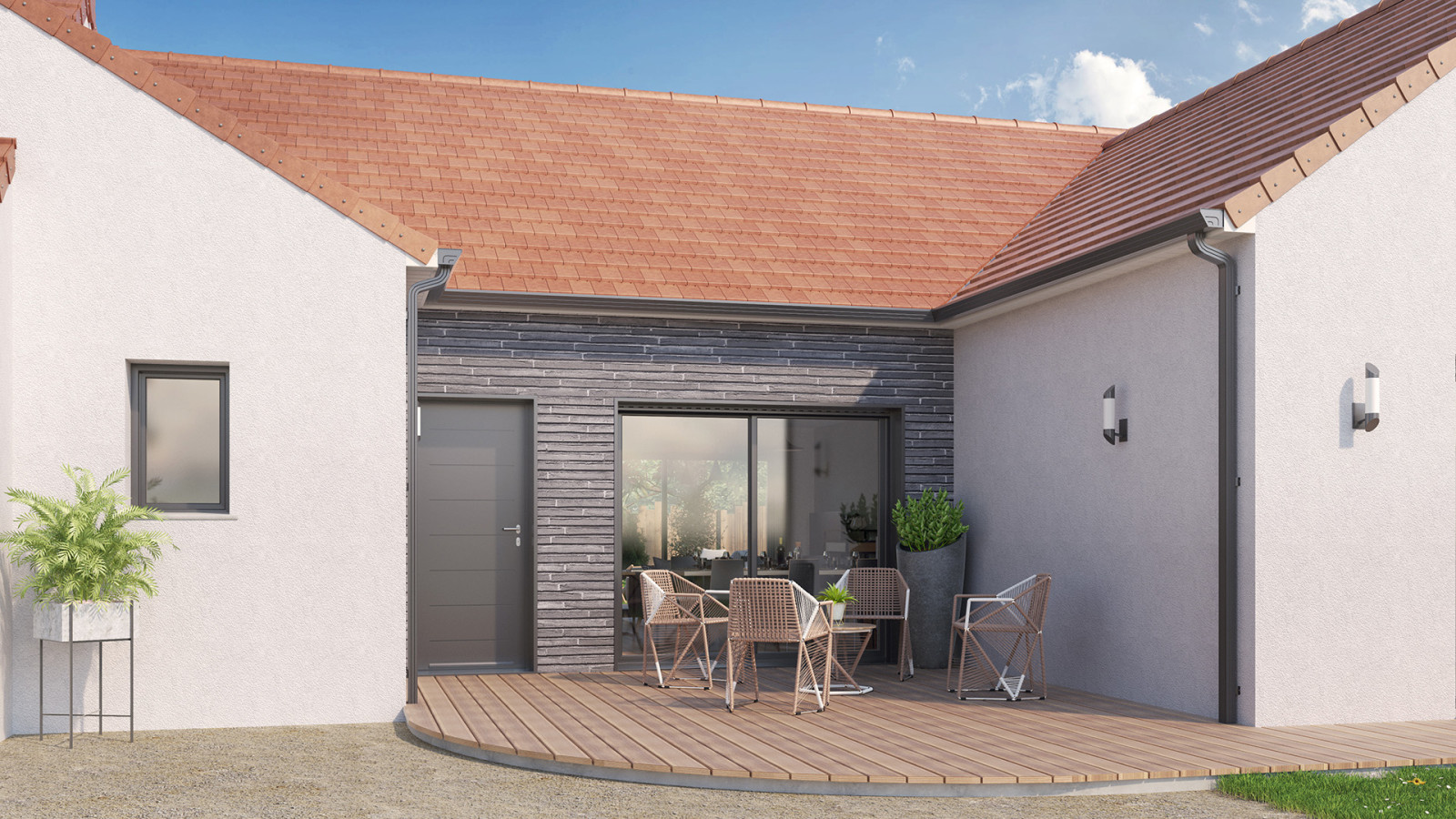 Maison neuve à Amilly avec 3 chambres sur terrain de 676m2 / image 4