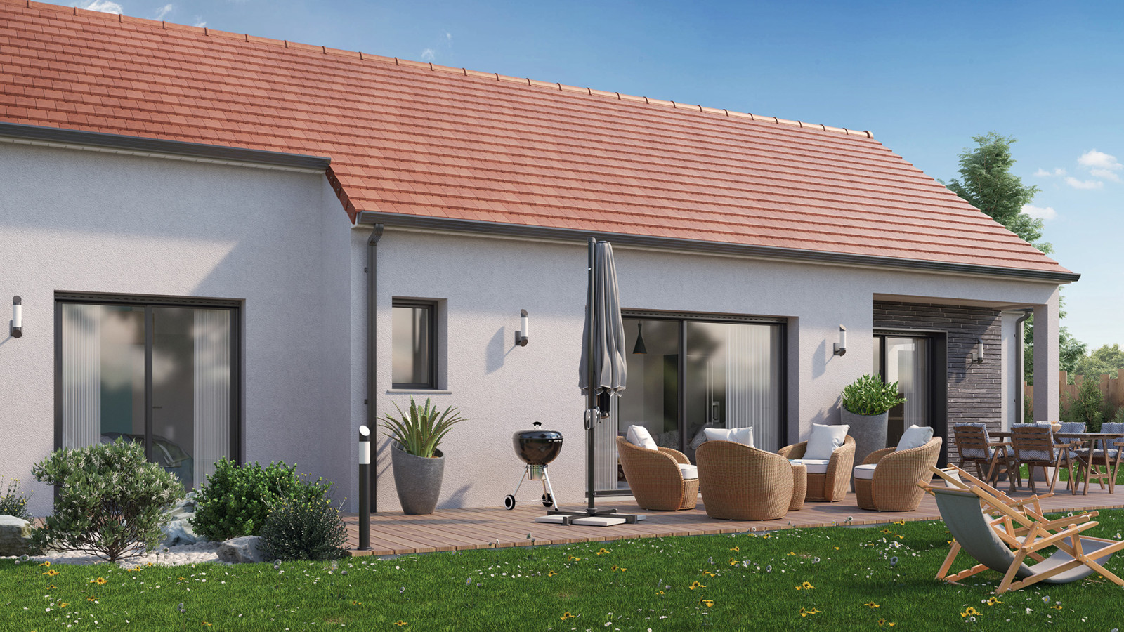 Maison neuve à Amilly avec 3 chambres sur terrain de 676m2 / image 5