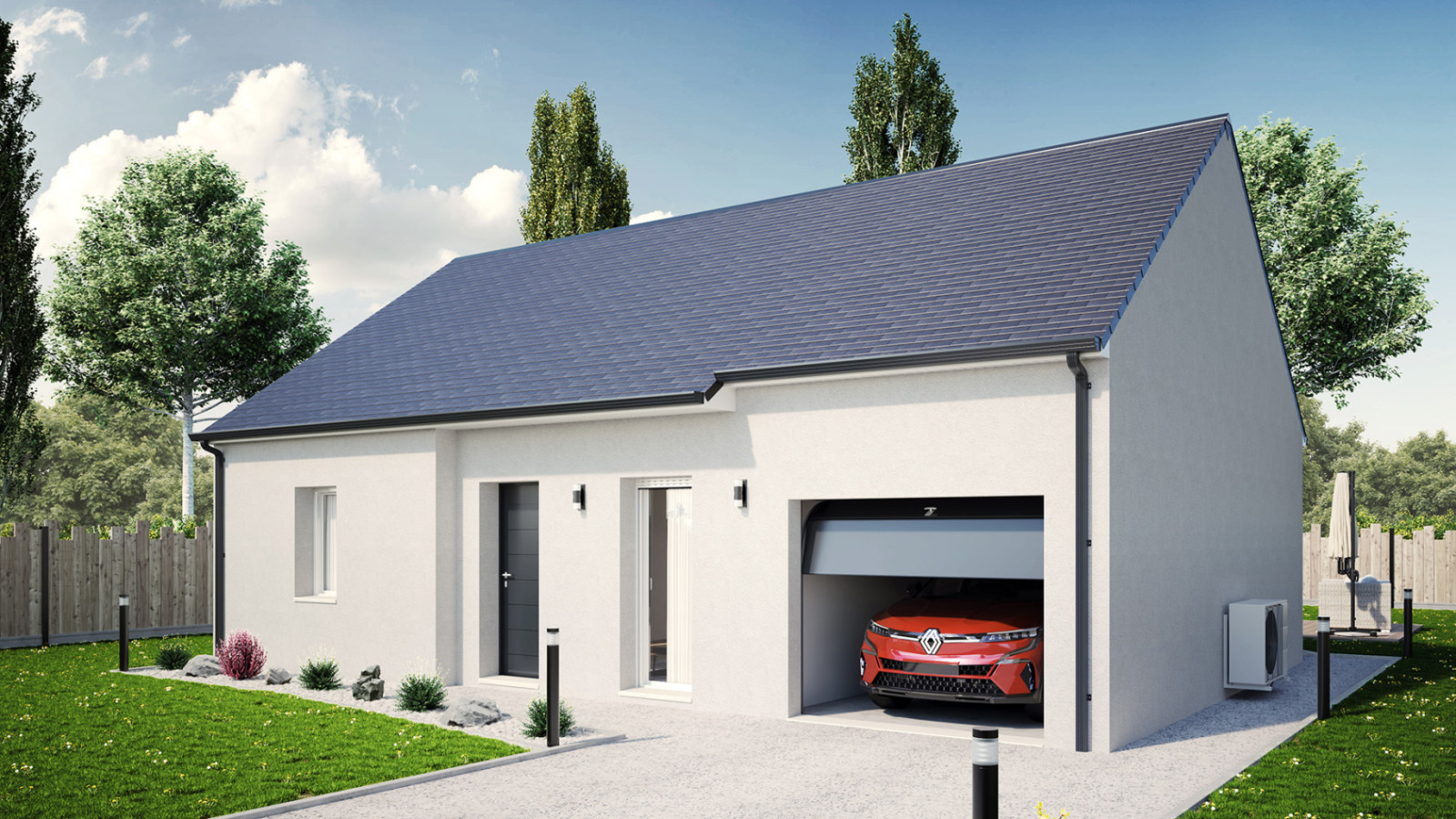 Maison neuve à Corquilleroy avec 2 chambres sur terrain de 711m2 / image 2