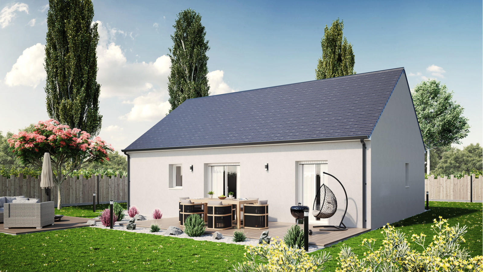 Maison neuve à Amilly avec 2 chambres sur terrain de 676m2 / image 3