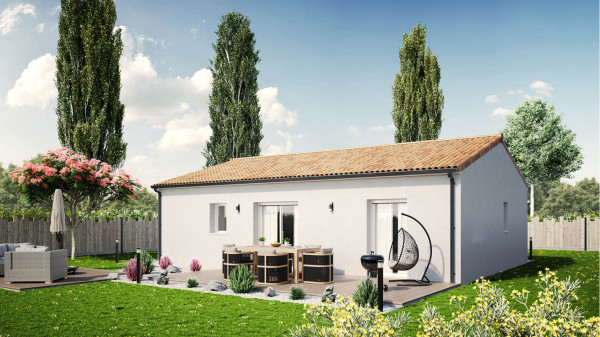 Maison neuve à Saint-Benoît avec 2 chambres sur terrain de 585m2 - image 2