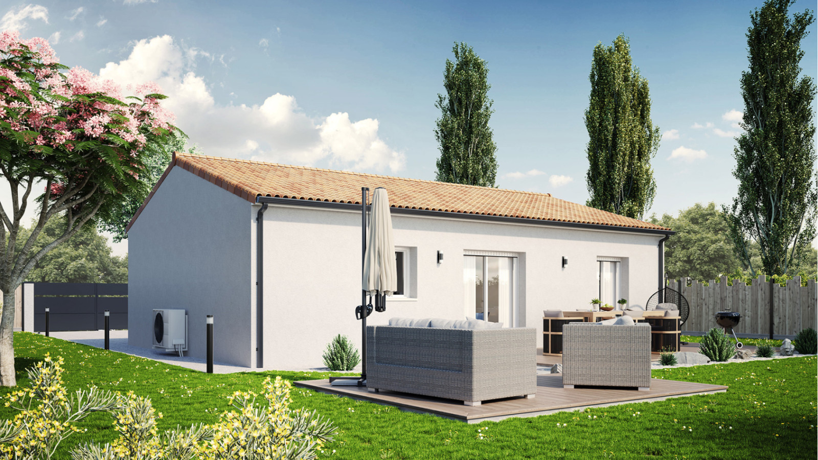 Maison neuve à Saint-Benoît avec 2 chambres sur terrain de 585m2 / image 5