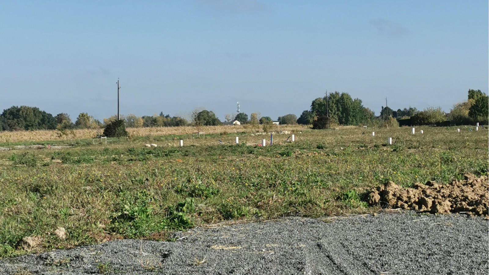 Terrain constructible de 482m2 à Luynes