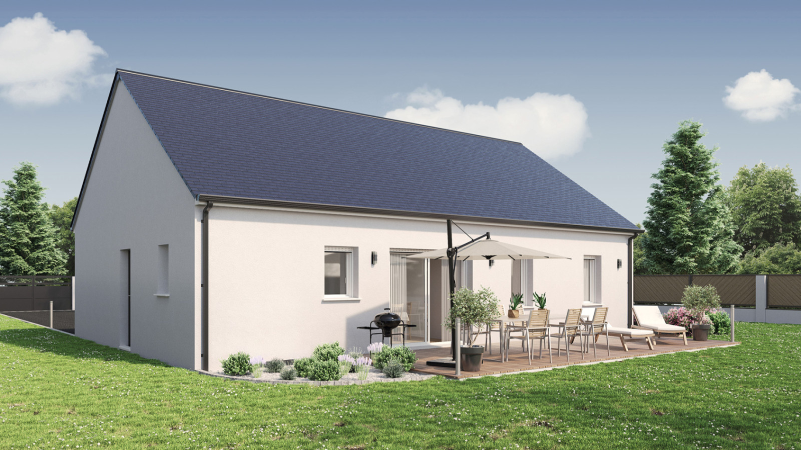 Maison neuve à Amilly avec 4 chambres sur terrain de 1224m2 / image 2