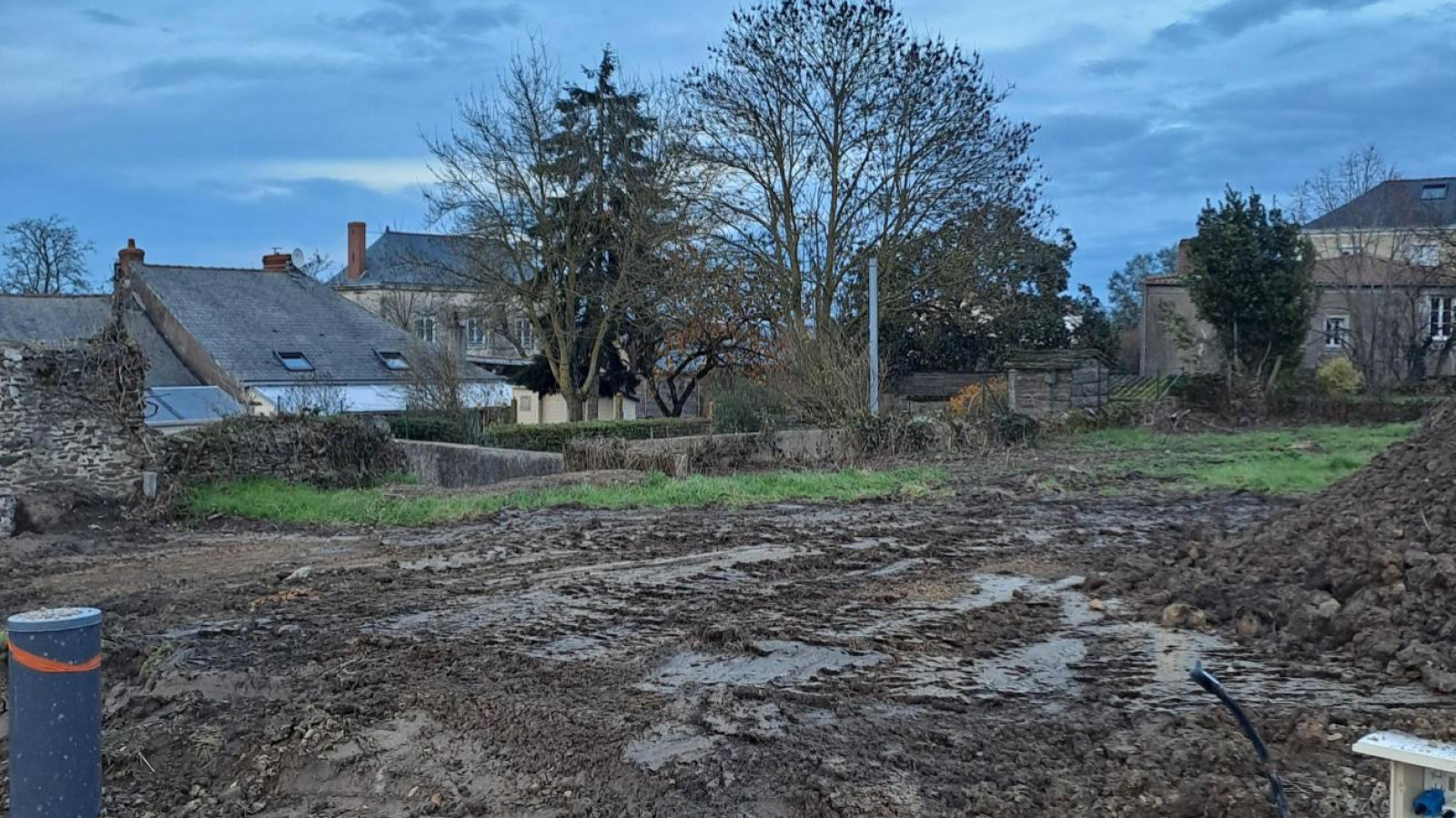 Terrain constructible de 405m2 à Mauges-sur-Loire