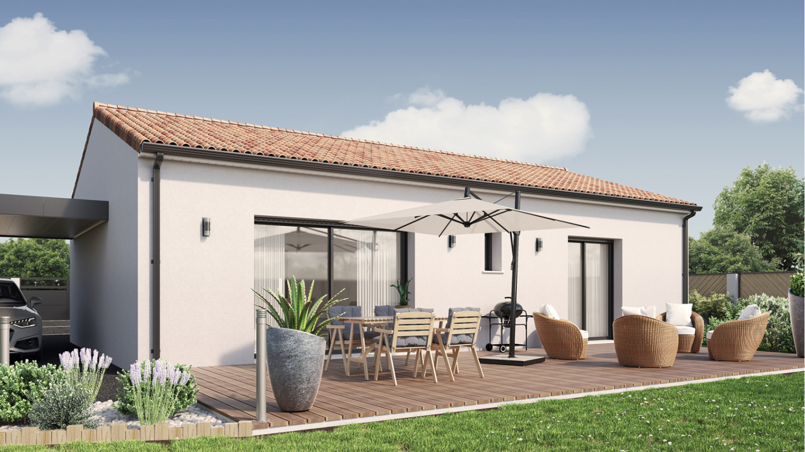 Maison neuve à Saint-Julien-l'Ars avec 2 chambres sur terrain de 687m2 / image 5