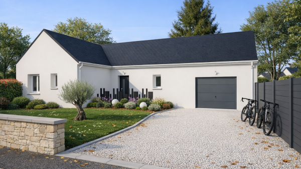 Maison neuve à Dolus-le-Sec avec 2 chambres sur terrain de 763m2 - image 1
