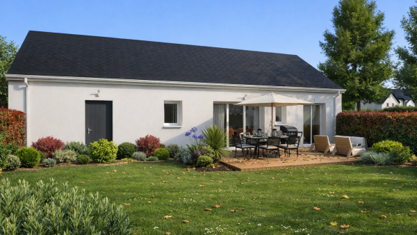 Maison neuve à Fréville-du-Gâtinais avec 2 chambres sur terrain de 973m2 - image 2