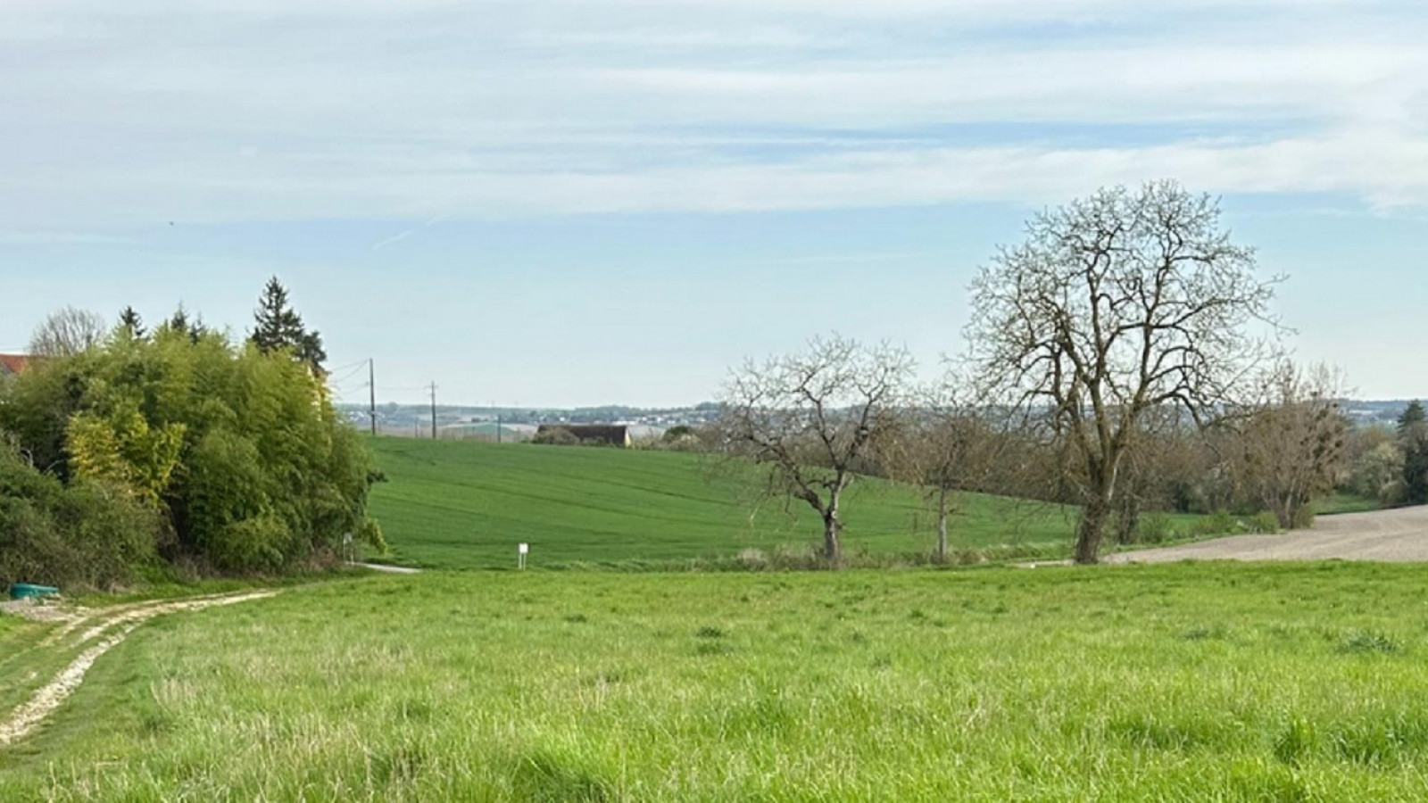 Terrain constructible de 1990m2 à Monthoiron