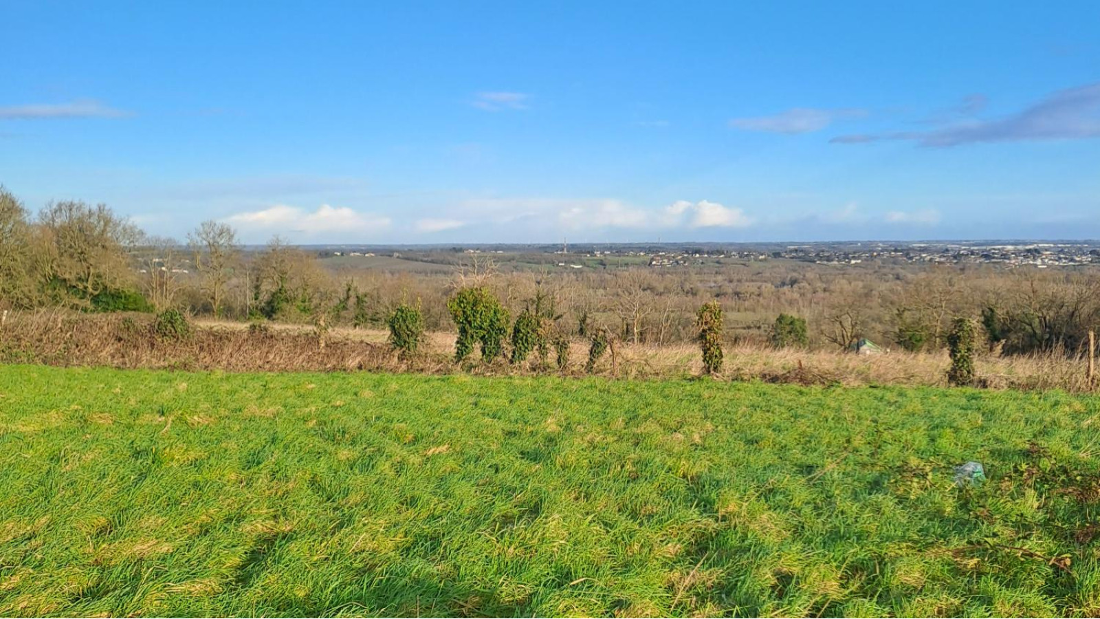 Terrain constructible de 554m2 à Orée d'Anjou