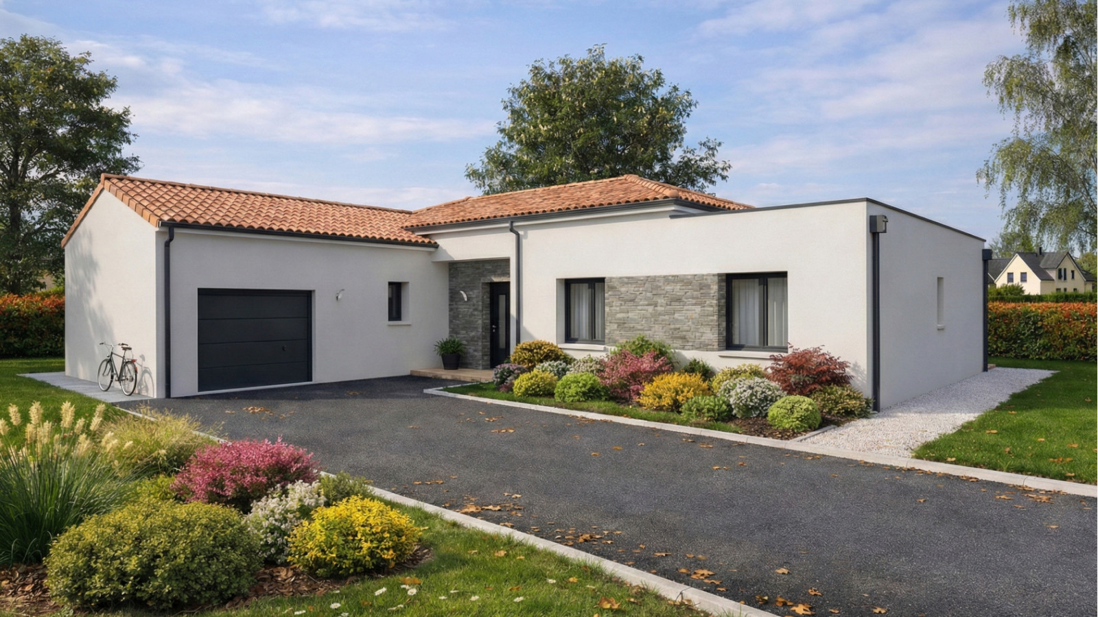 Maison neuve à Mortagne-sur-Sèvre avec 4 chambres sur terrain de 543m2 / image 2