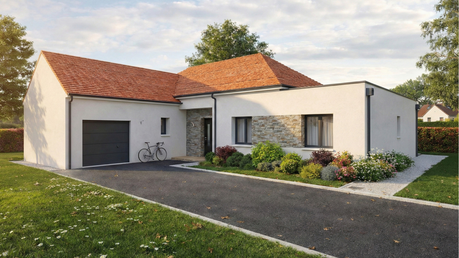 Maison neuve à Château-Landon avec 4 chambres sur terrain de 744m2 / image 2