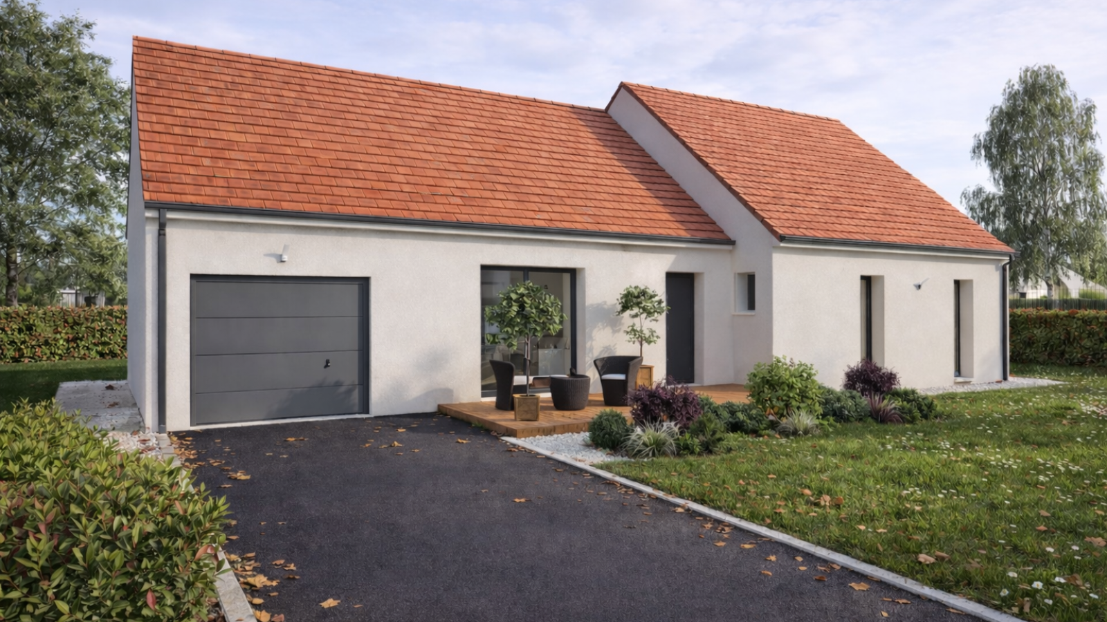 Maison neuve à Huisseau-sur-Mauves avec 4 chambres sur terrain de 405m2 / image 2
