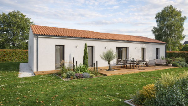 Maison neuve à Poitiers avec 4 chambres sur terrain de 1110m2 - image 2