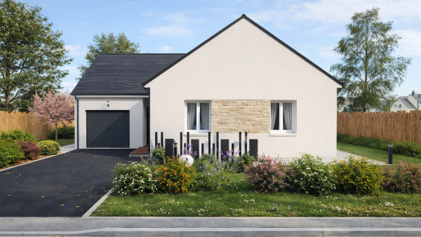 Maison neuve à Amilly avec 3 chambres sur terrain de 1224m2 - image 3