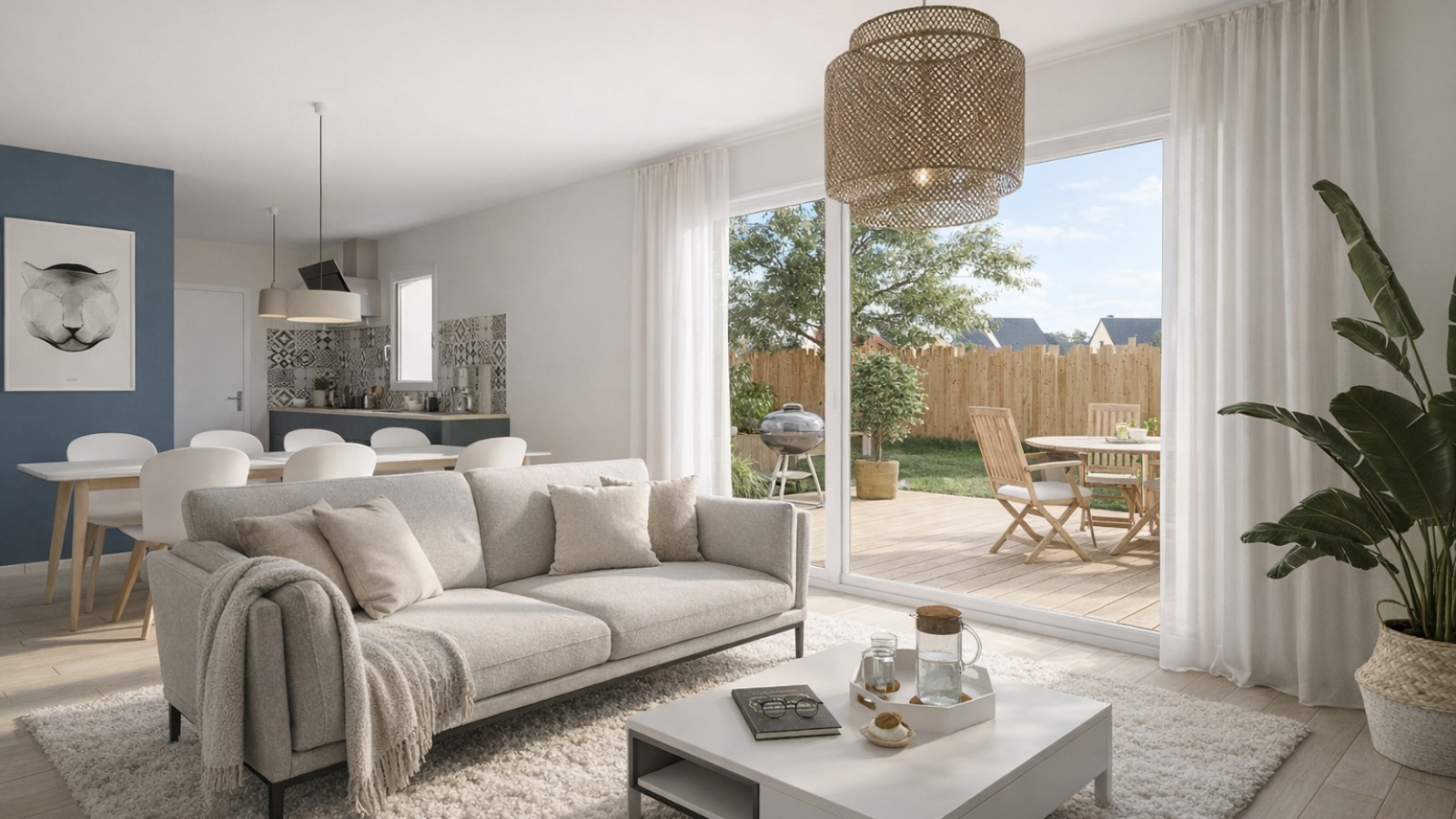 Maison neuve à Amilly avec 3 chambres sur terrain de 1224m2 / image 7