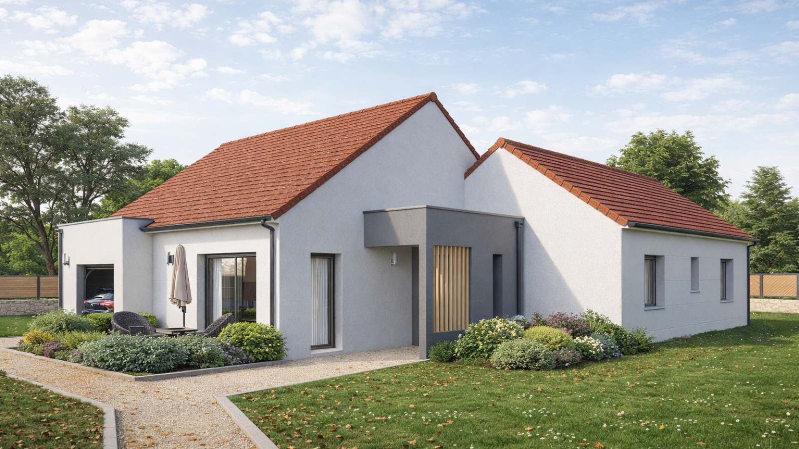 Maison neuve à Huisseau-sur-Mauves avec 3 chambres sur terrain de 744m2 / image 2